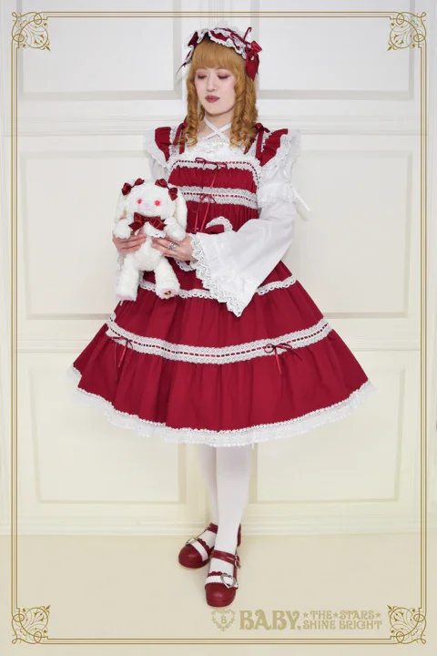 Innocent Ribbon Frill Shirring JSK by Baby, the Stars Shine Bright
