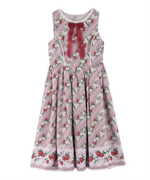 Kawaii - Strawberry pattern JSK by Axes Femme