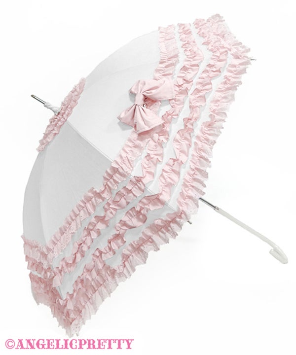 Frill Millefeuille Umbrella (2023) by Angelic Pretty