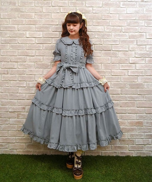 axes femme セット売り 姫 ふわふわ フリル クラロリ 平成 グランジ Kawaii - Romantic Frill OP by Axes Femme