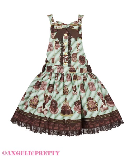 Bear's Chocolaterie Salopette by Angelic Pretty
