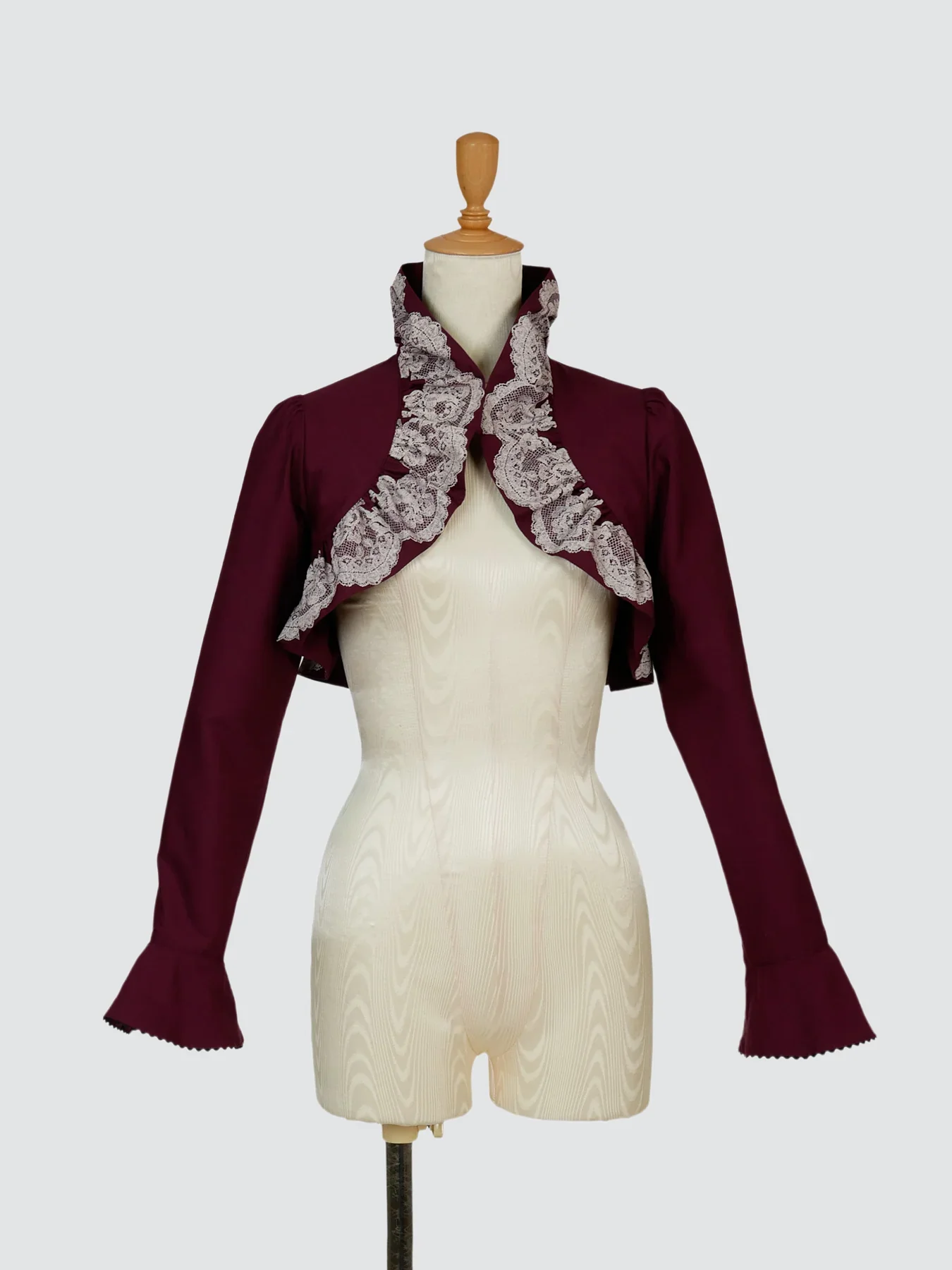Vintage Lace Print Elizabeth Bolero by Victorian Maiden