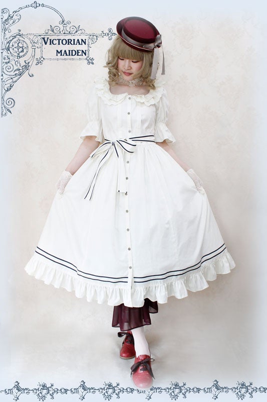 Marine Royal Blouse OP by Victorian Maiden