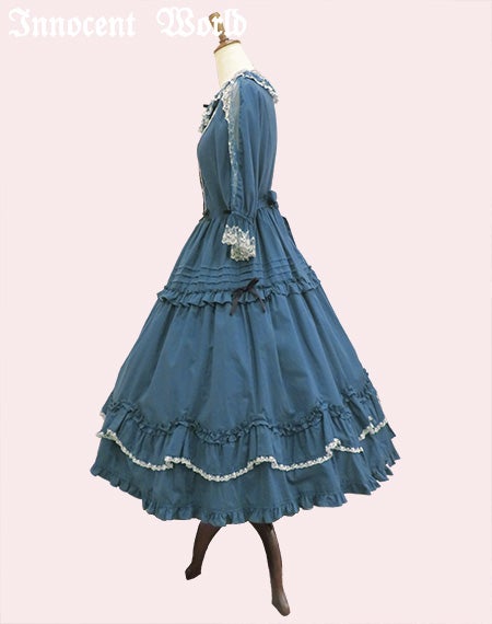 Innocent World クリスティーンドレス ブルー Christine OP by Innocent World