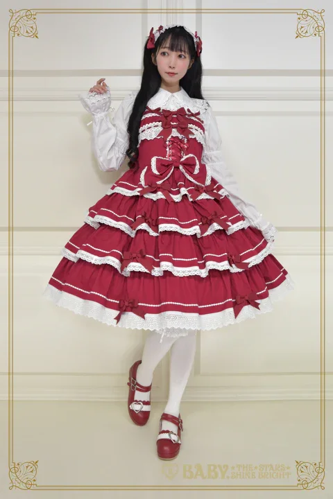 Milky Lace Up JSK by Baby, the Stars Shine Bright