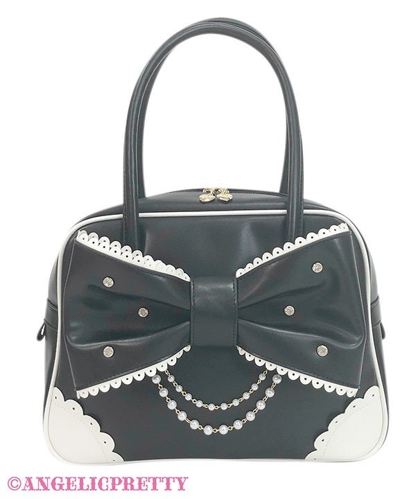Jewelry Ribbon Boston Bag (2025) by Angelic Pretty