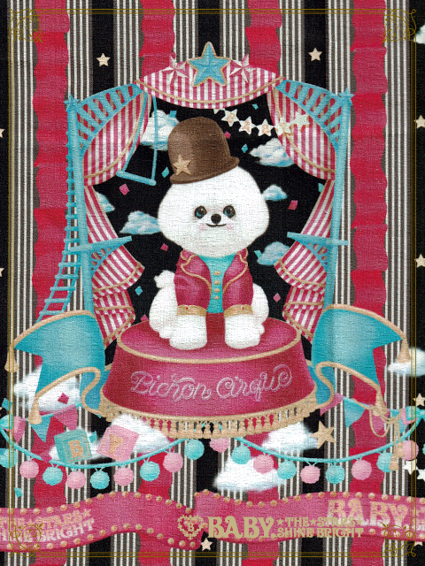 BABY Bichon Cirque柄 JSK Bichon Cirque JSK II by Baby, the Stars Shine Bright