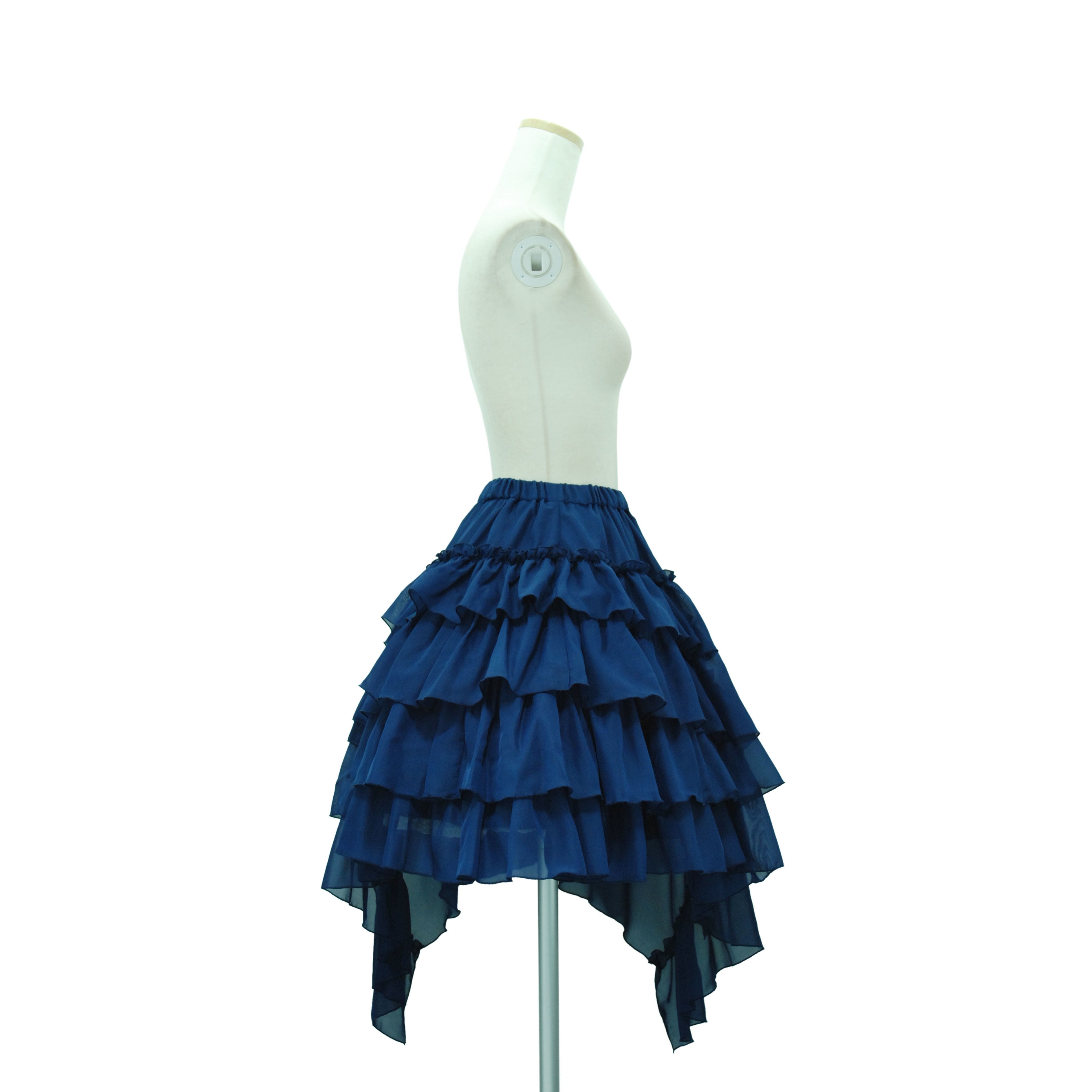 Asymmetric Frill Skirt by Sheglit