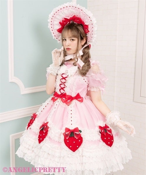 MTO] Strawberry Cake JSK Set by Angelic Pretty