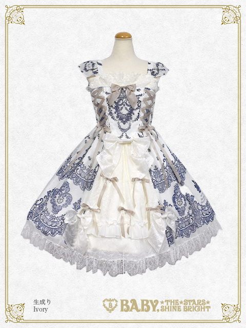 BABY ベイビー　メルヴェイユーズなBoudoir JSK Le Merveille Boudoir ~Everlasting Lady Time~ Lace Up JSK by Baby