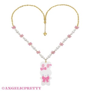 Fancy Lyrical Bunny Necklace (2024) by Angelic Pretty