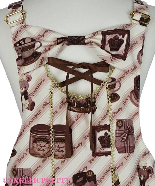 Bear's Chocolaterie Salopette by Angelic Pretty