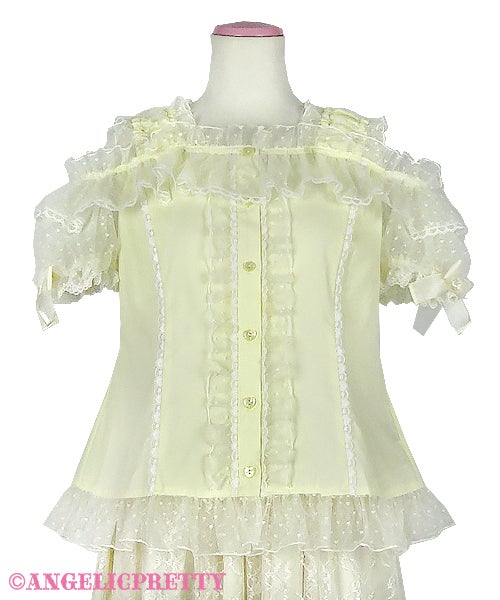 Lovely Frill Blouse (2021) by Angelic Pretty