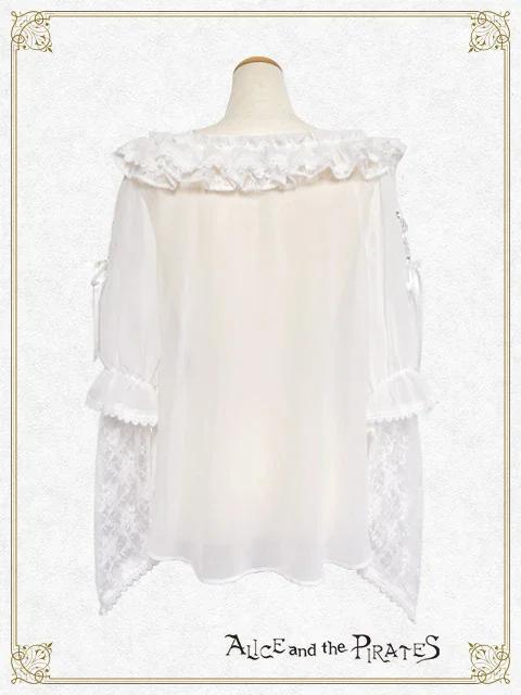 Double Faced Saint Sister Chiffon Pullover by Alice and the Pirates