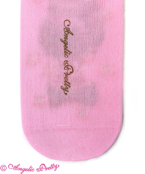 Strawberry Doll Crew Length Socks by Angelic Pretty