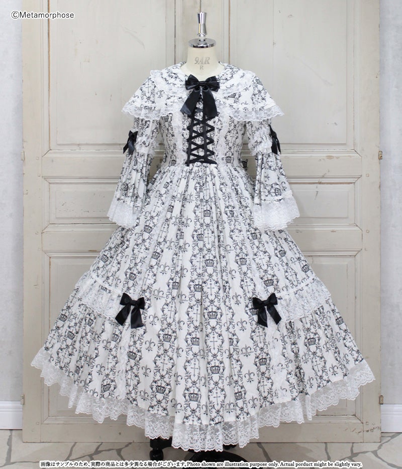 morphose Noble Crown Long OP 3点セット Noble Crown Long OP with Cape by Metamorphose Temps de Fille