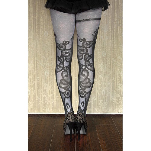 abilletage ~ Lace Corset Tights by Indie Brand