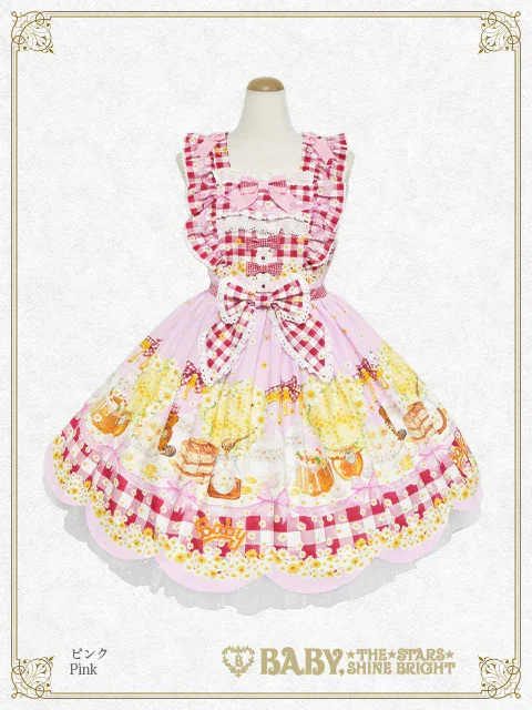 Bee My Sweet Honey Scalloped JSK by Baby, the Stars Shine Bright