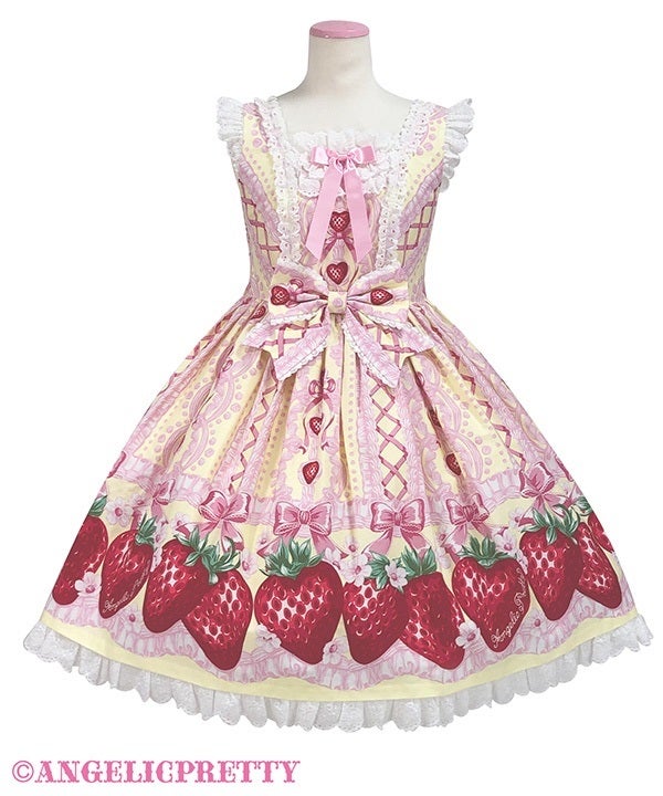 Decoration Strawberry JSK by Angelic Pretty