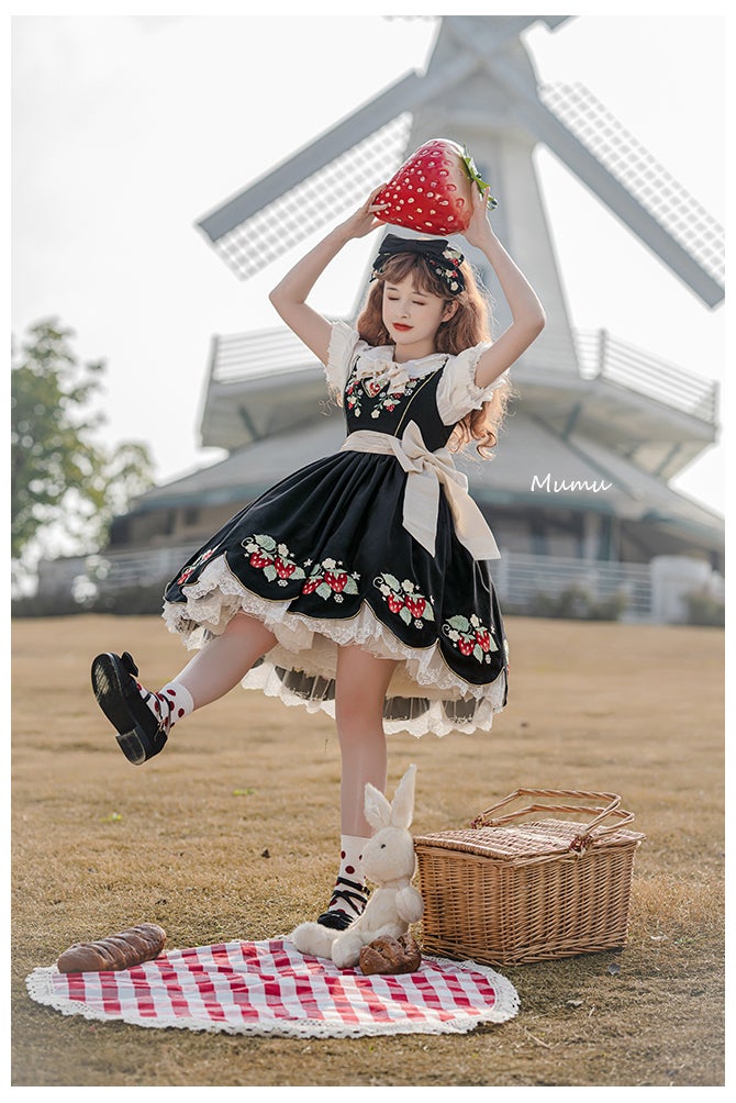 Mumu Lolita ~ Little Blackberry JSK by Chinese Indie Brand