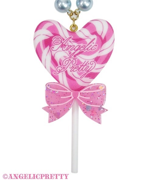ロリポップハートネックレス　アンジェリックプリティ POP Heart Lollipop Necklace by Angelic Pretty