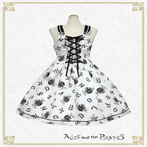 アリスとアルファベットの迷宮柄JSK Alice and the Alphabet Labyrinth JSK I by Alice and the Pirates