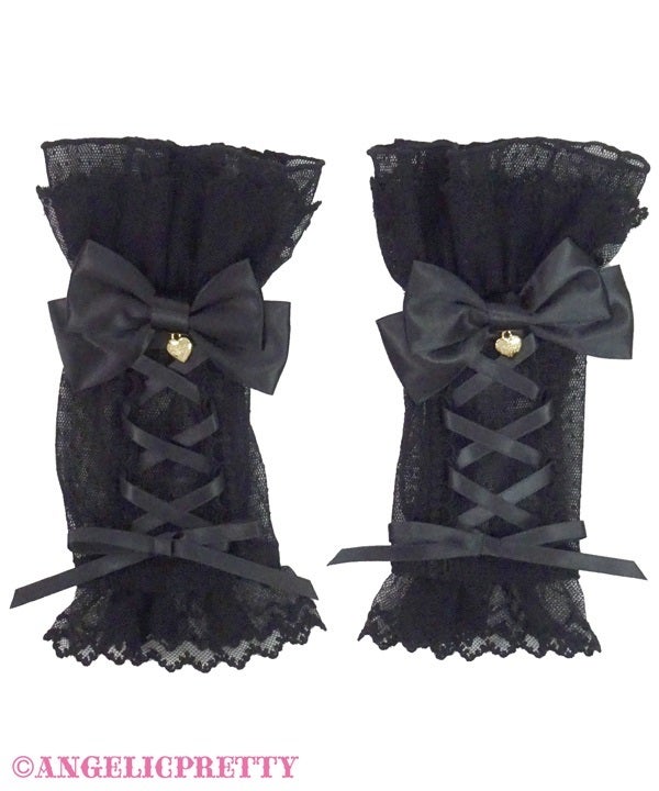 Angelic Pretty アームウォーマー Lace up Doll Arm Warmers (2024) by Angelic Pretty