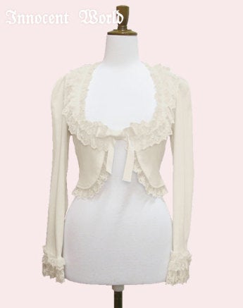 Rose Lace Millefeuille Bolero (2020) by Innocent World
