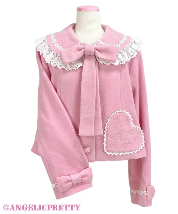 Sweet Heart Short Coat by Angelic Pretty