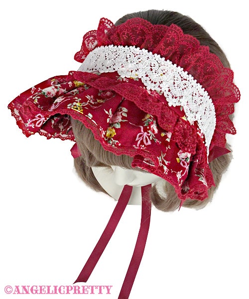 Petit Bouquet Half Bonnet by Angelic Pretty