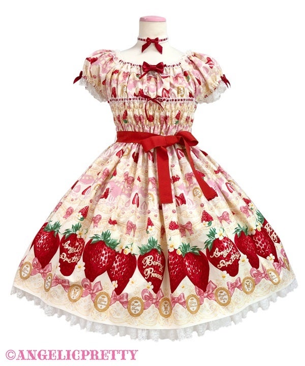 Melty Berry Princess OP (2024) by Angelic Pretty