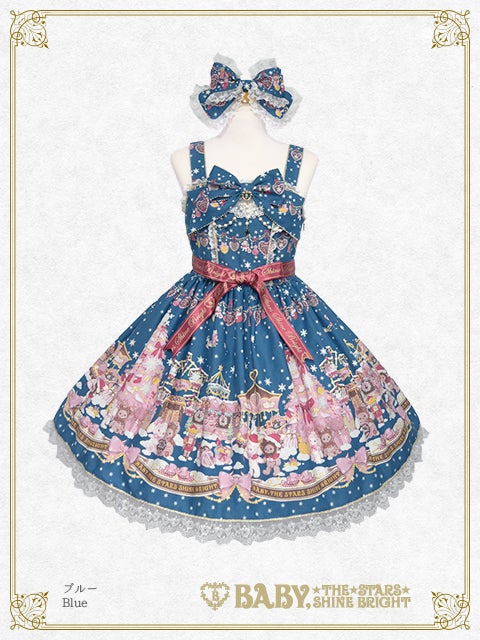 Kumya's Christmas Market JSK I & Head Bow Set by Baby, the Stars