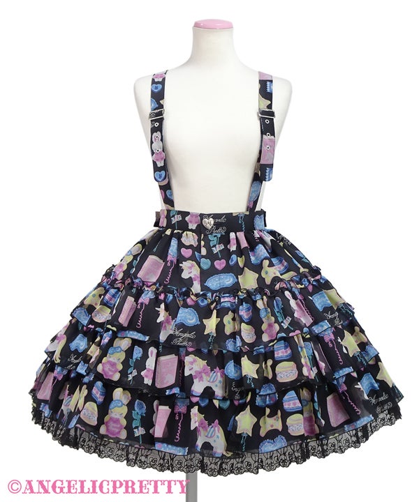 Angelic Pretty/Photogenic Pallet スカート Photogenic Pallet Skirt by Angelic Pretty