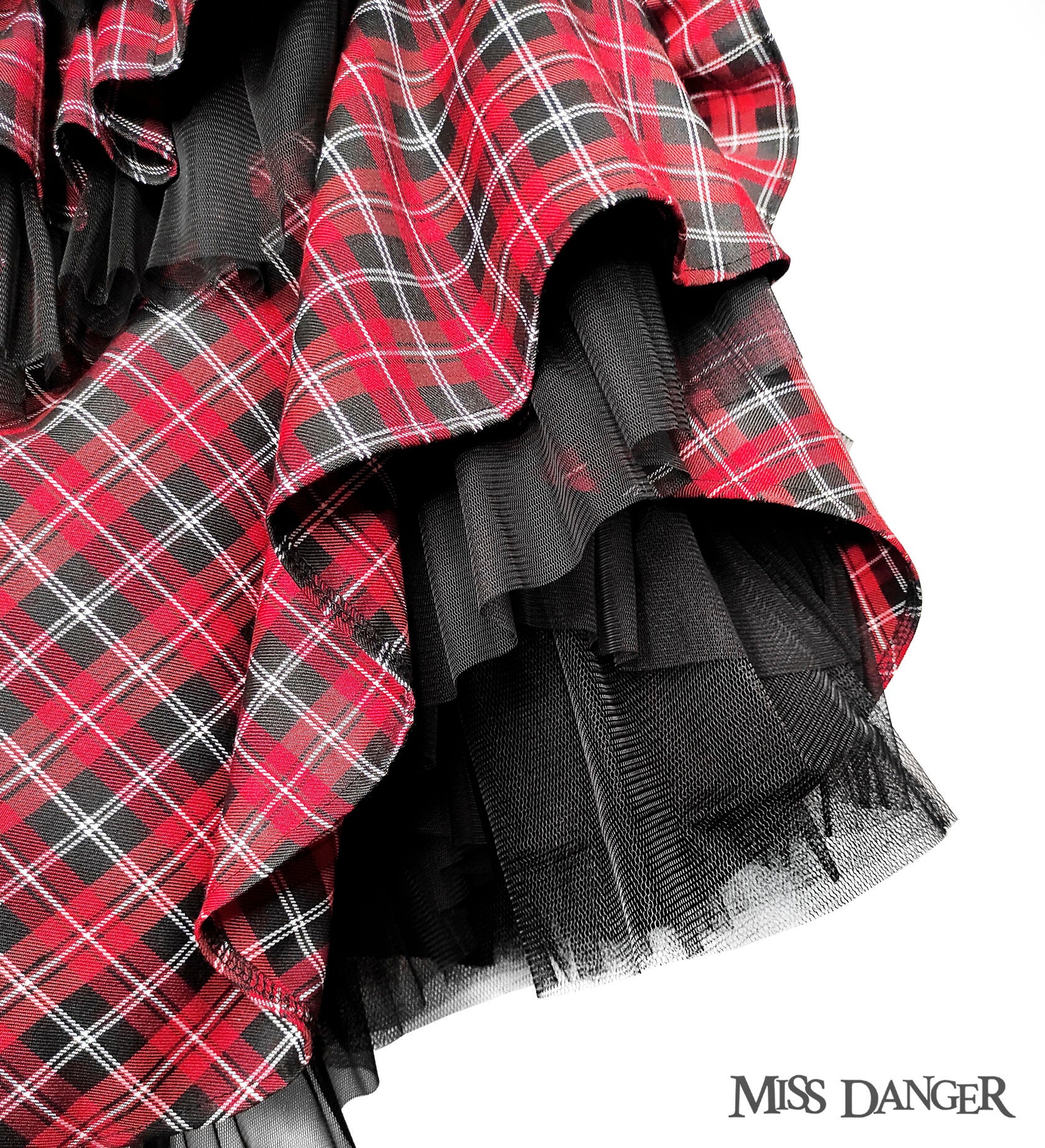 Miss Danger ~ Miwako Tartan Skirt (2024) by Indie Brand
