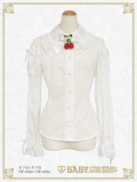 Swinging Strawberry Garden Long Sleeve Blouse by Baby, the Stars