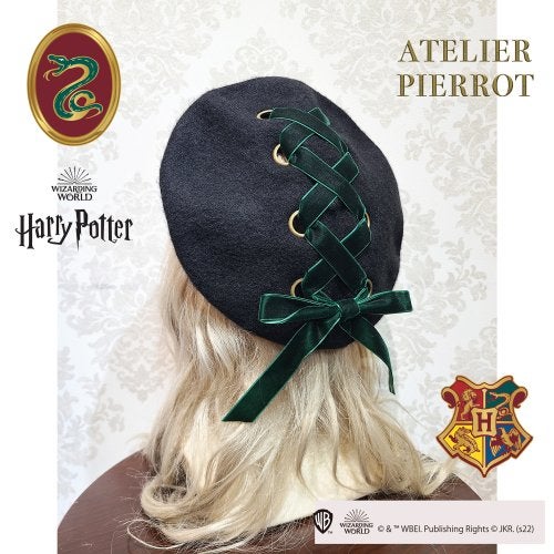 Harry Potter Lace-Up Beret with Ribbon Brooch by Atelier Pierrot