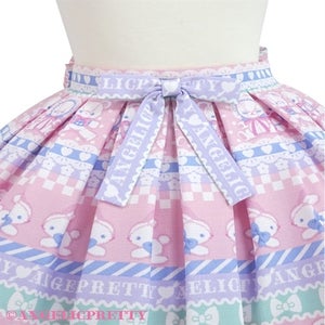Fancy Border Skirt by Angelic Pretty