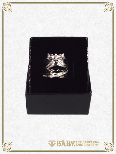 Lace Up Ribbon Ring (2022) by Baby, the Stars Shine Bright
