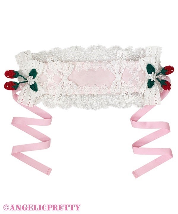 Dress-up Berry Knitted Headdress by Angelic Pretty
