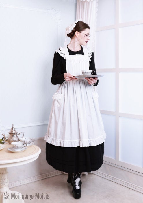 Gardenia Pintuck Apron by Moi-même-Moitié