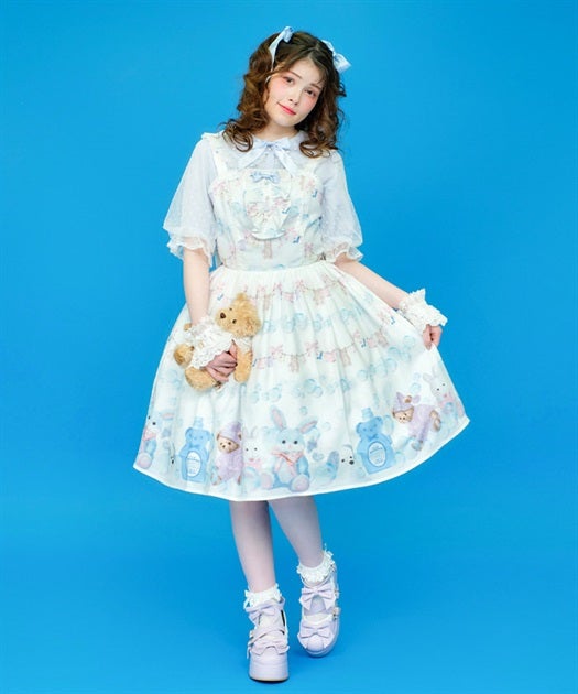 axes famme kawaii ランドリー柄JSK リボン NdprfE8rh0nuRReLDGV6p9RIXeXqiU