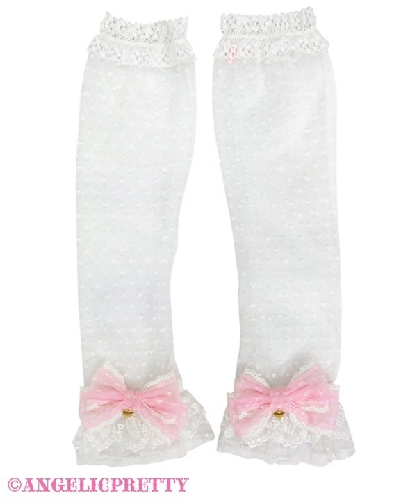 Heart Tulle Princess Arm Warmers by Angelic Pretty