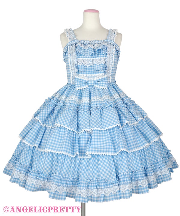 Pretty Frill JSK (Gingham) by Angelic Pretty