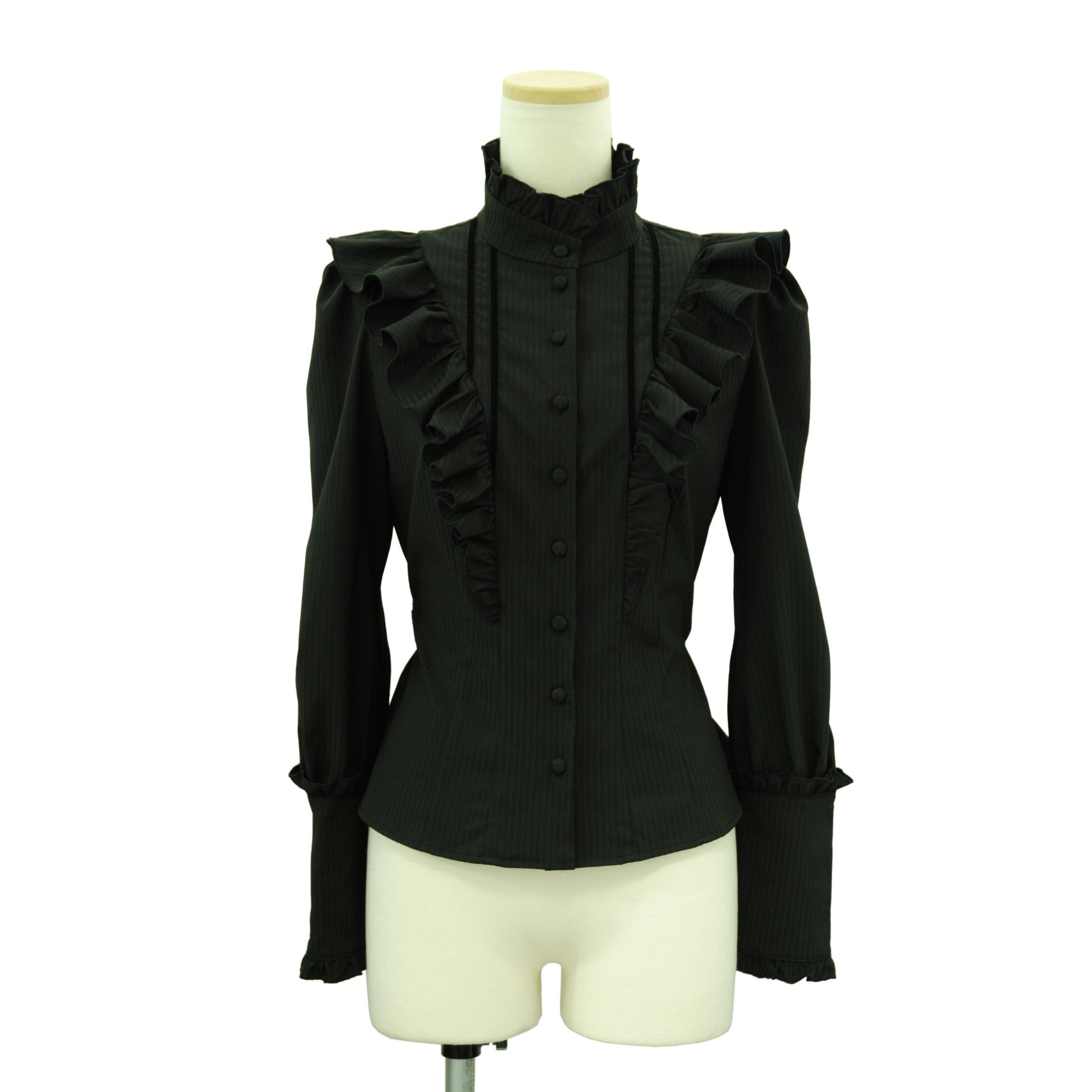 【RT-6843897095】Victorianフリルブラウス Victorian Frill Blouse by Sheglit