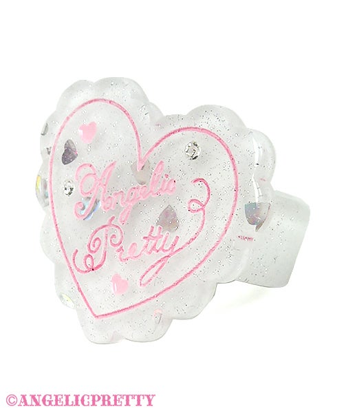 Topping Heart Ring (2021) by Angelic Pretty