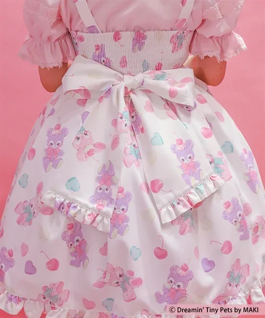 Chalmiere FancyDolls ジャンパースカート 白 Chalmiere ~ Fancy Dolls