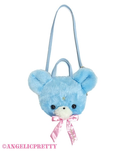 Angelic Pretty Milkyベアー ぬいぐるみリュック ラベンダー Milky Bear Face 3way Bag by Angelic Pretty