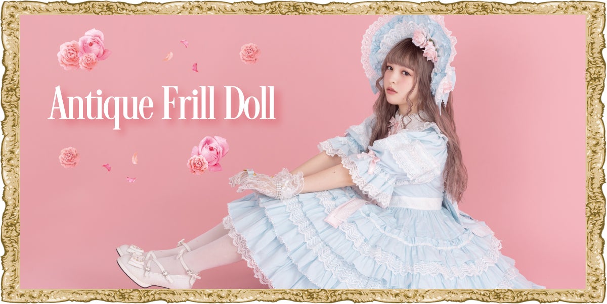 MTO] Antique Frill Doll OP by Angelic Pretty
