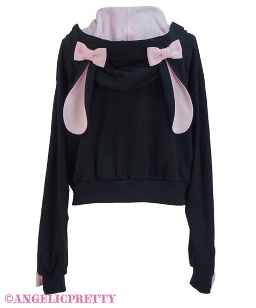 Heart Patch Bunny Parka by Angelic Pretty