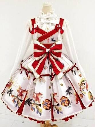 本日お値下げ中♥アイリッシュドレスデン Dreaming Dragon 2012 Daydreaming Goldfish Tuck JSK (2017) by Metamorphose Temps de Fille